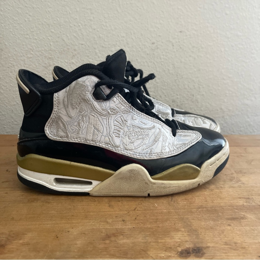 Air Jordan Jordan Dub Zero Gs Metallic Gold Sneakers 311047-005 Sz 3.5Y